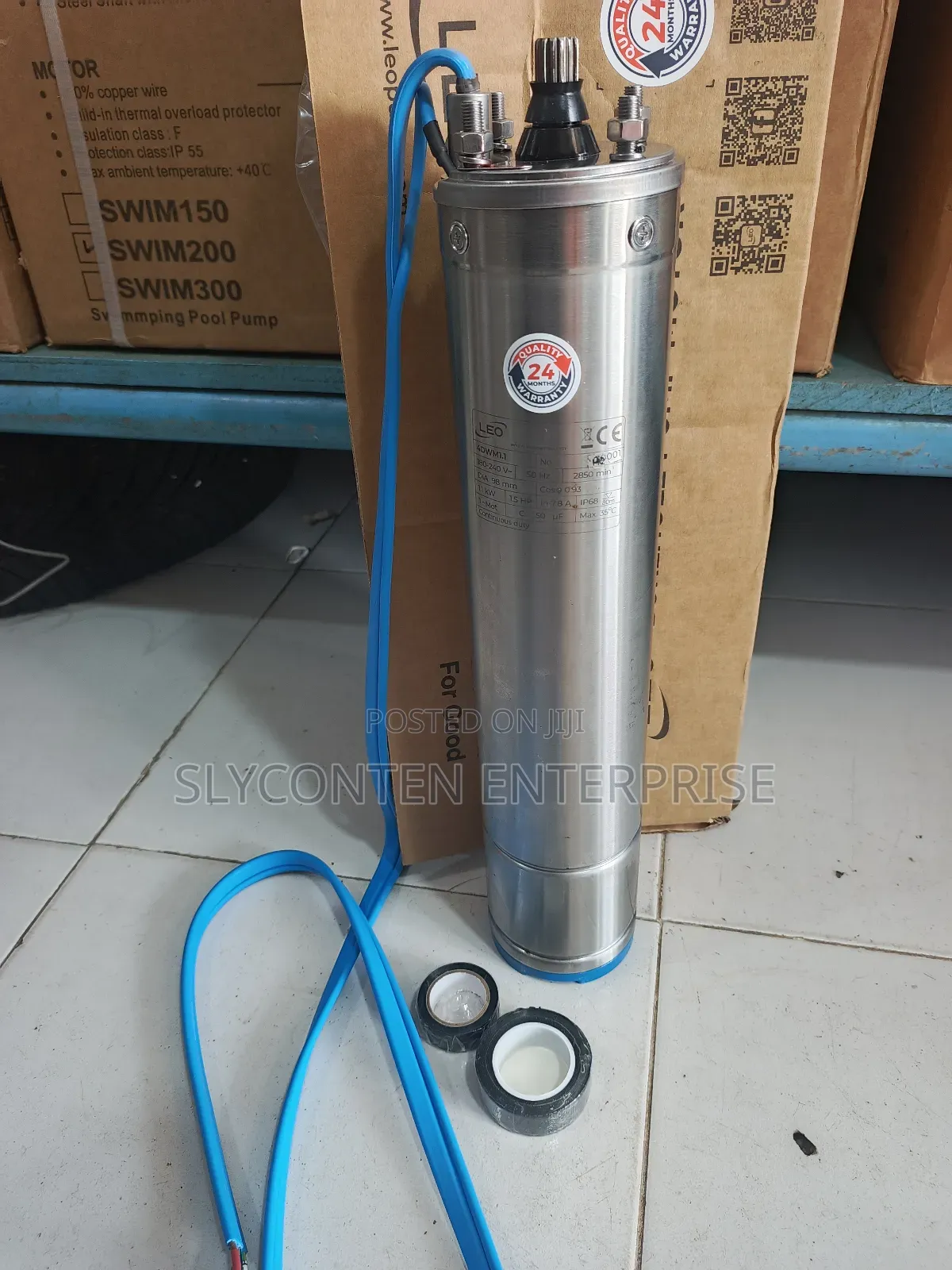 1.5hp Borehole Pump Motor Only