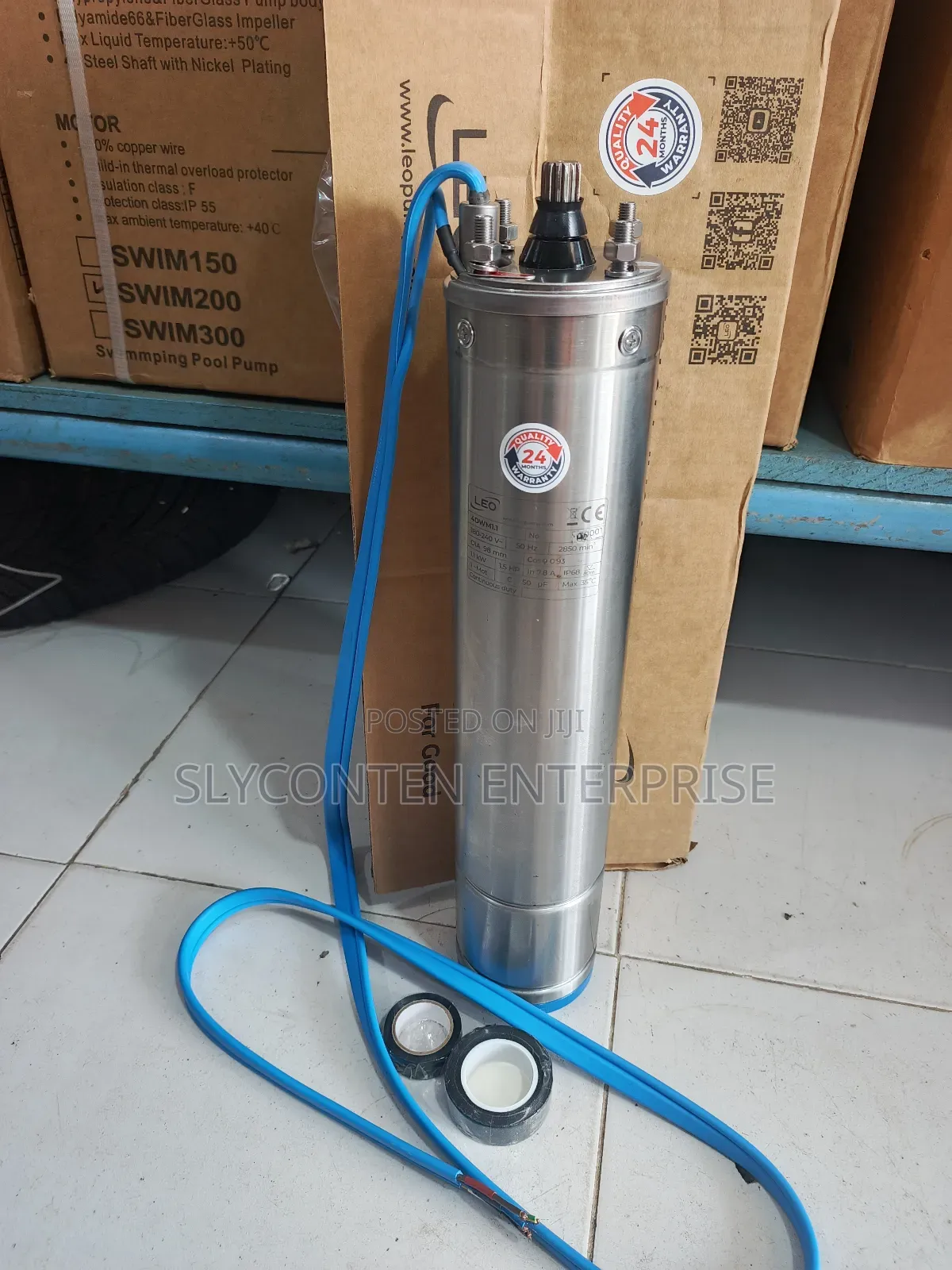 1.5hp Borehole Pump Motor Only