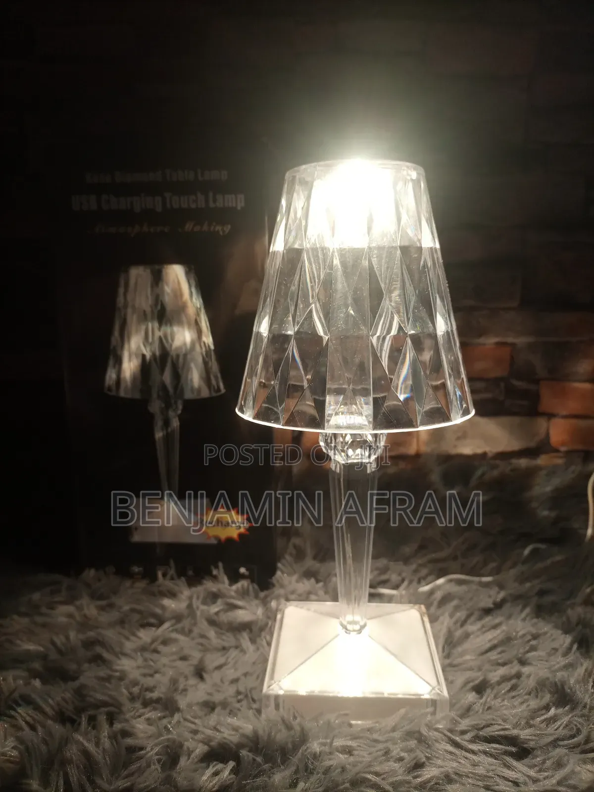 Rose Diamond Table Lamp