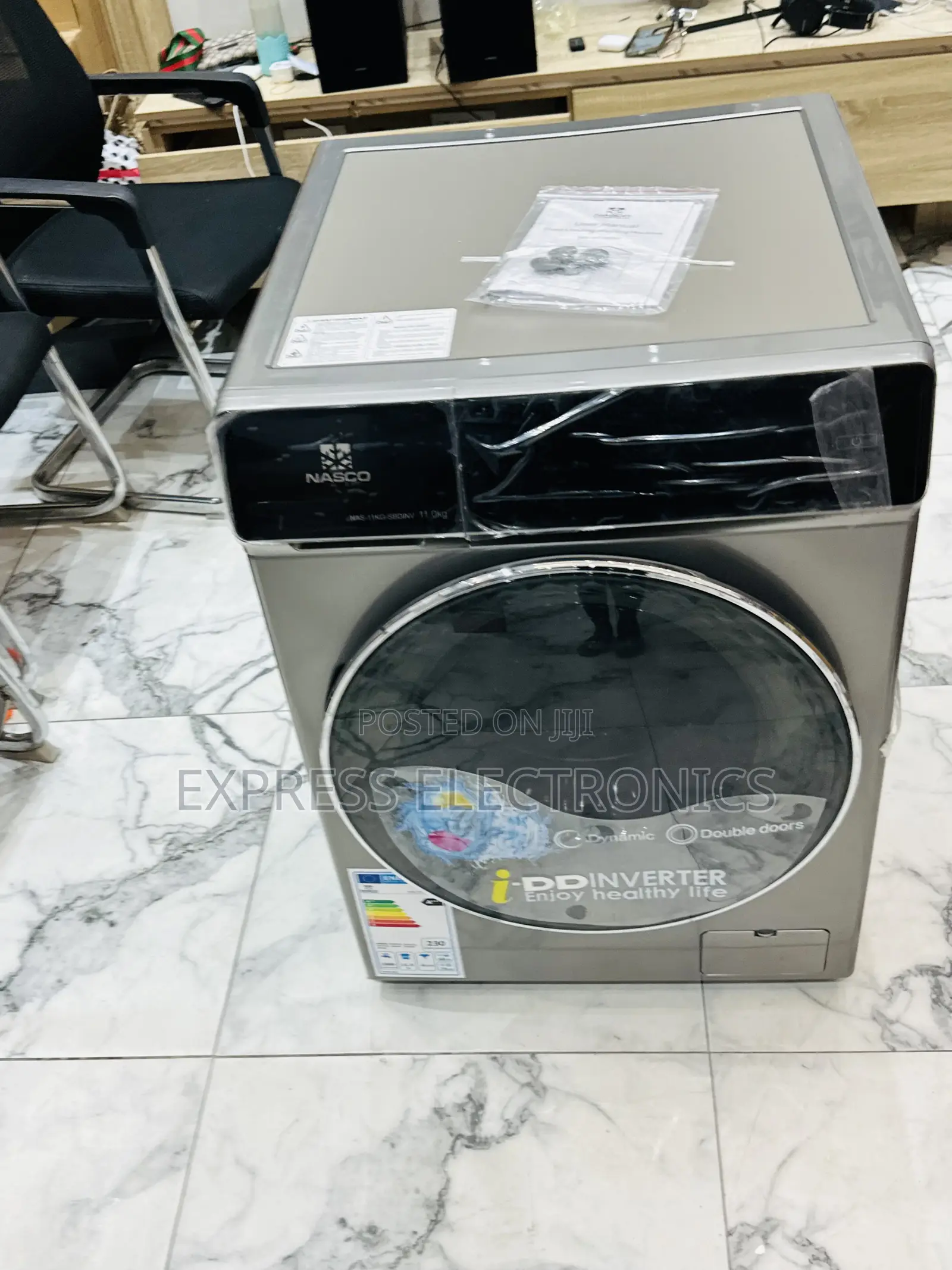 Nasco 10kg Fully Automatic Front Load Washing Machine