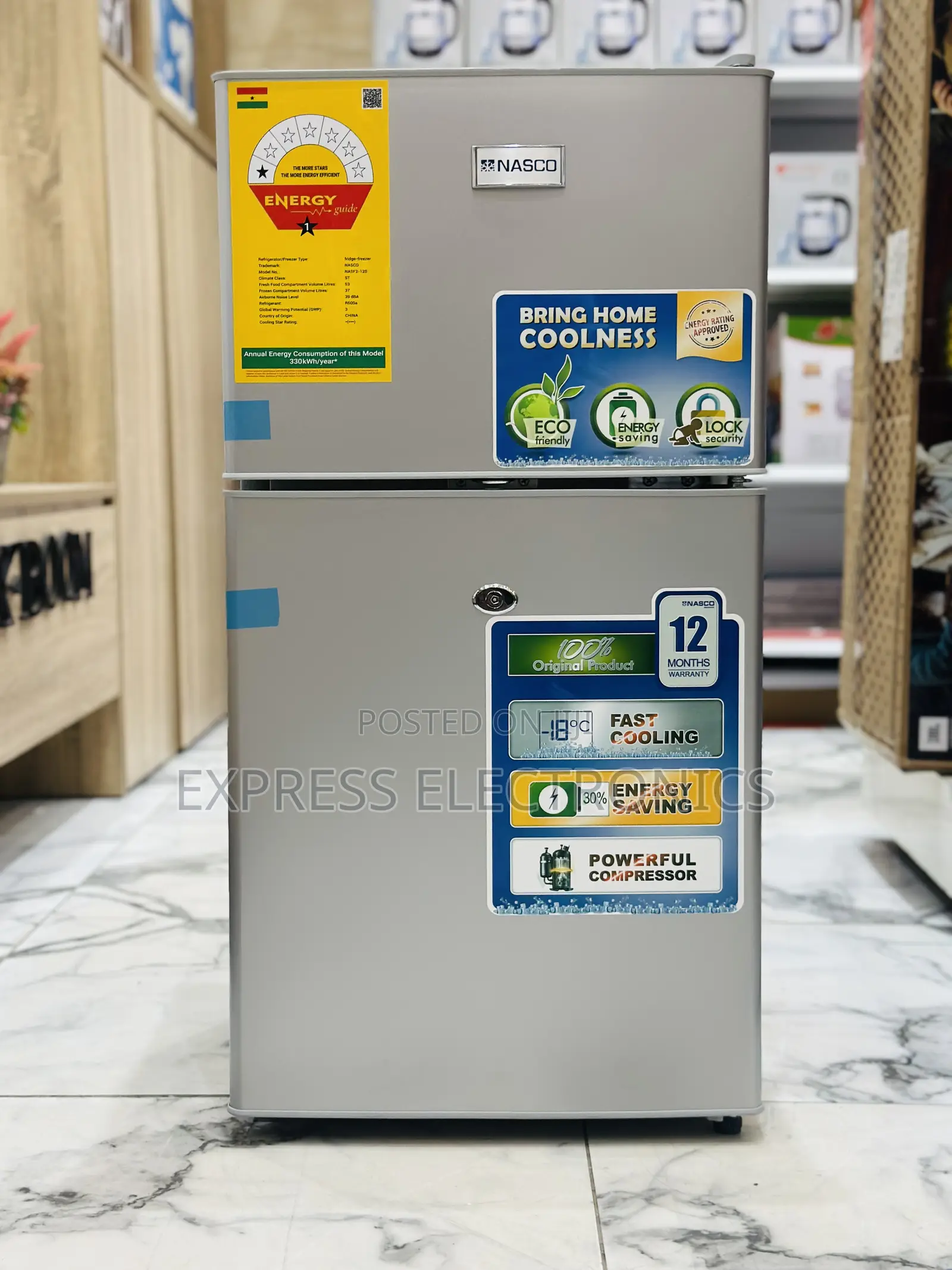 Ultra Modern Double Door Fridge Table to Nasco