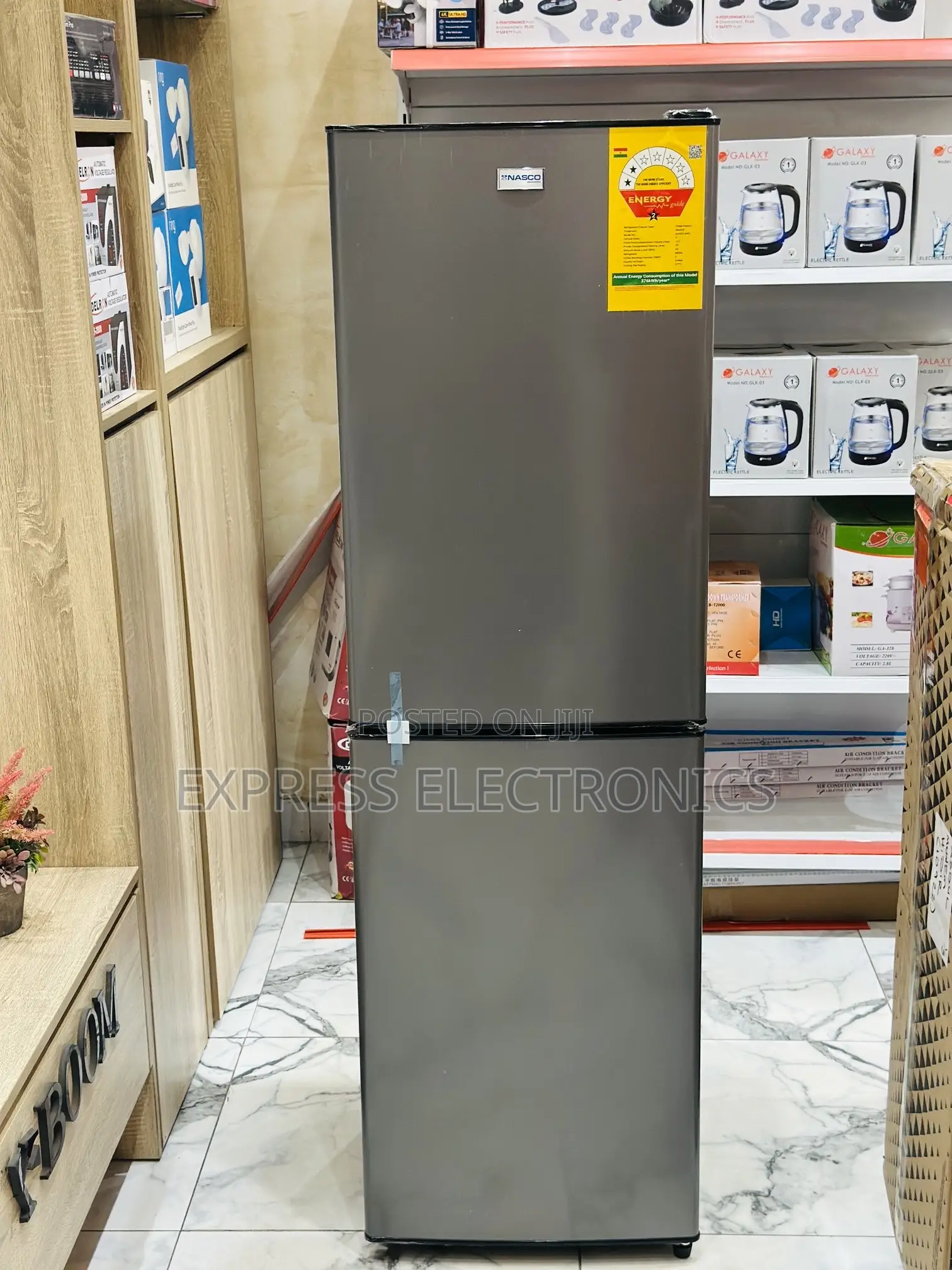 High Quality Nasco D2-24fl. 196l Nasco Double Door Fridge