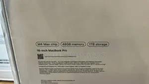 New Laptop Apple MacBook Pro 16GB Apple M4 Max SSD 512GB