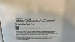 New Laptop Apple MacBook Pro 16GB Apple M4 Max SSD 512GB