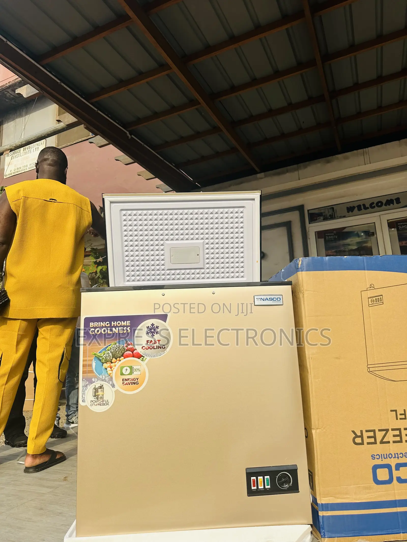 Get a New Nas 200fl Gold 200l.Chest Freezer Single Door