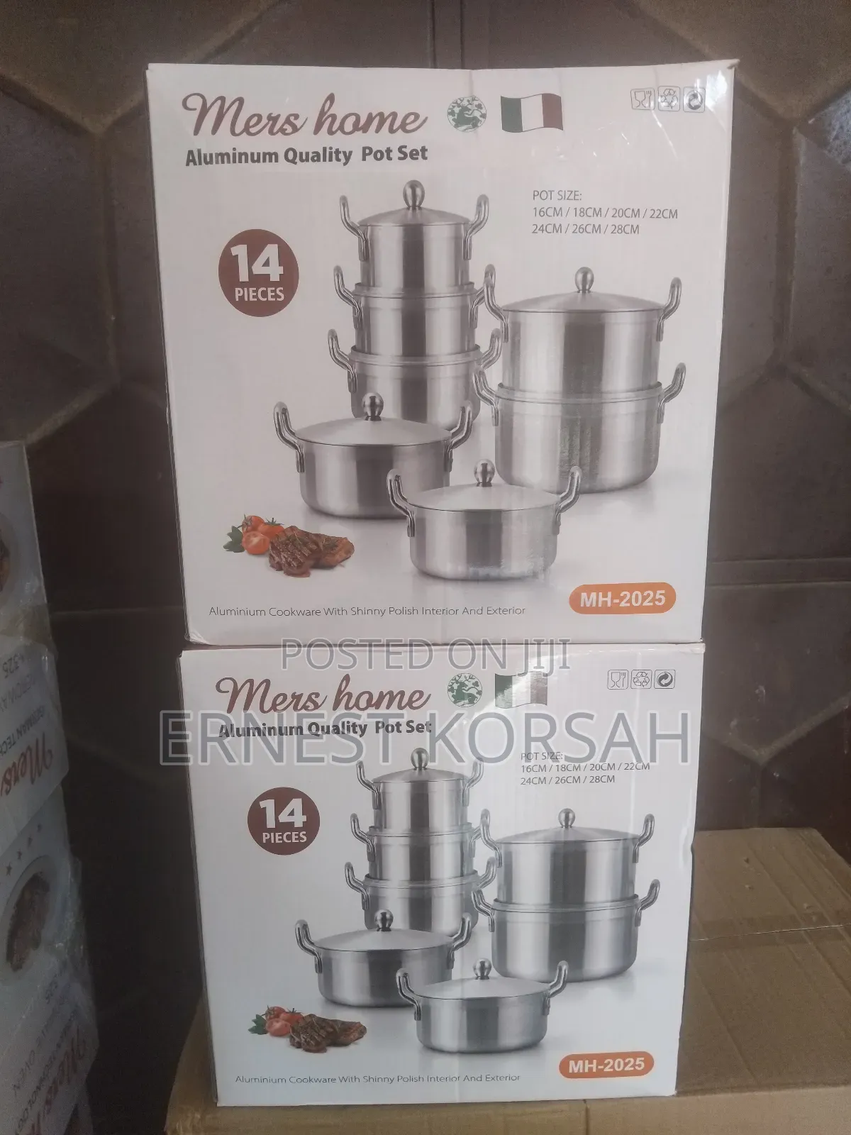 14pcs Aluminium Quality Pot Set