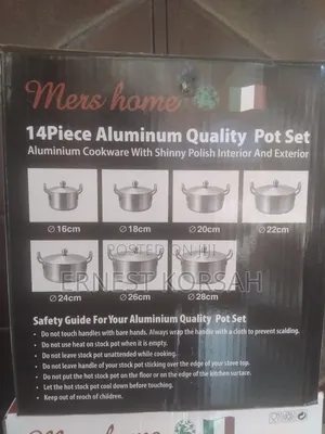 14pcs Aluminium Quality Pot Set