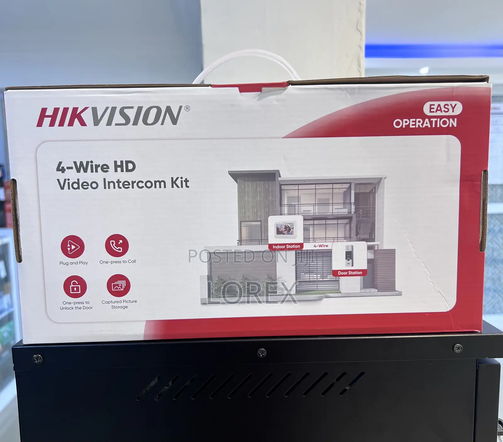 Hikvision Analog Video Intercom Door Bell 2025 Model Ds-Kis204t