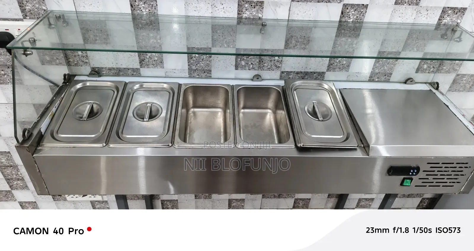 Cooled Salad Bar Used Twice Only