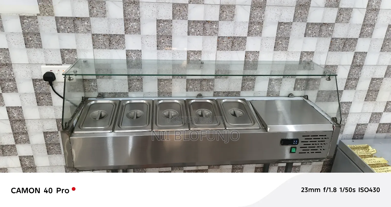 Cooled Salad Bar Used Twice Only