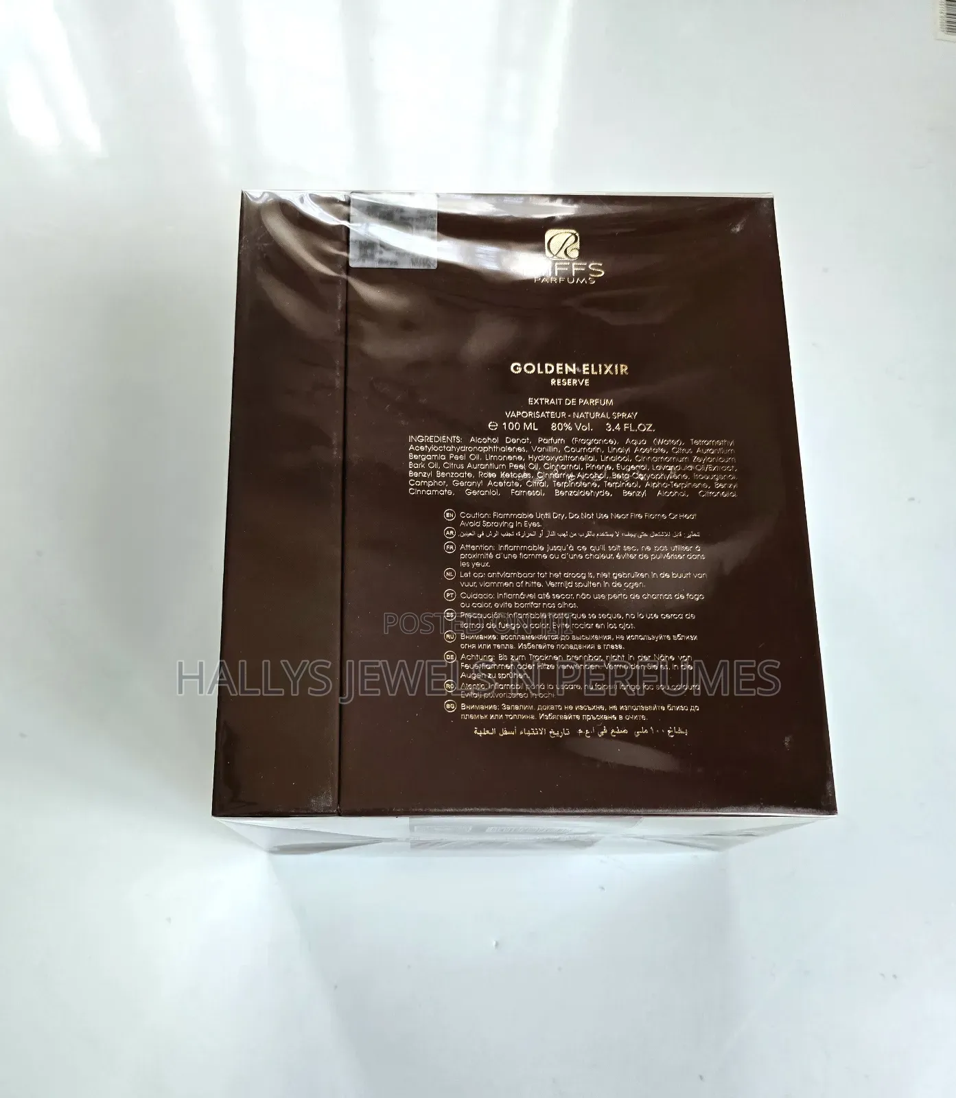 Golden Elixir Reserve Perfume Riiffs, 100ml, Unisex
