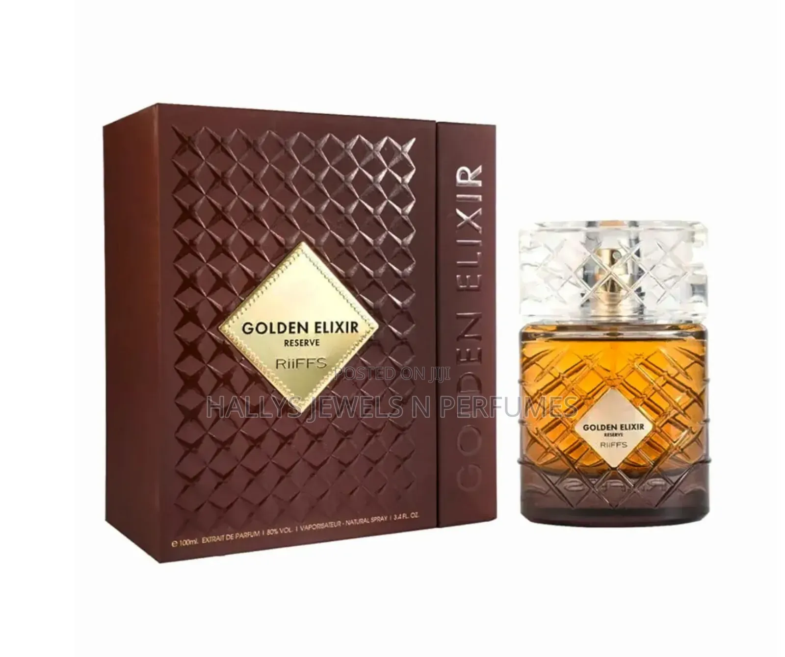 Golden Elixir Reserve Perfume Riiffs, 100ml, Unisex