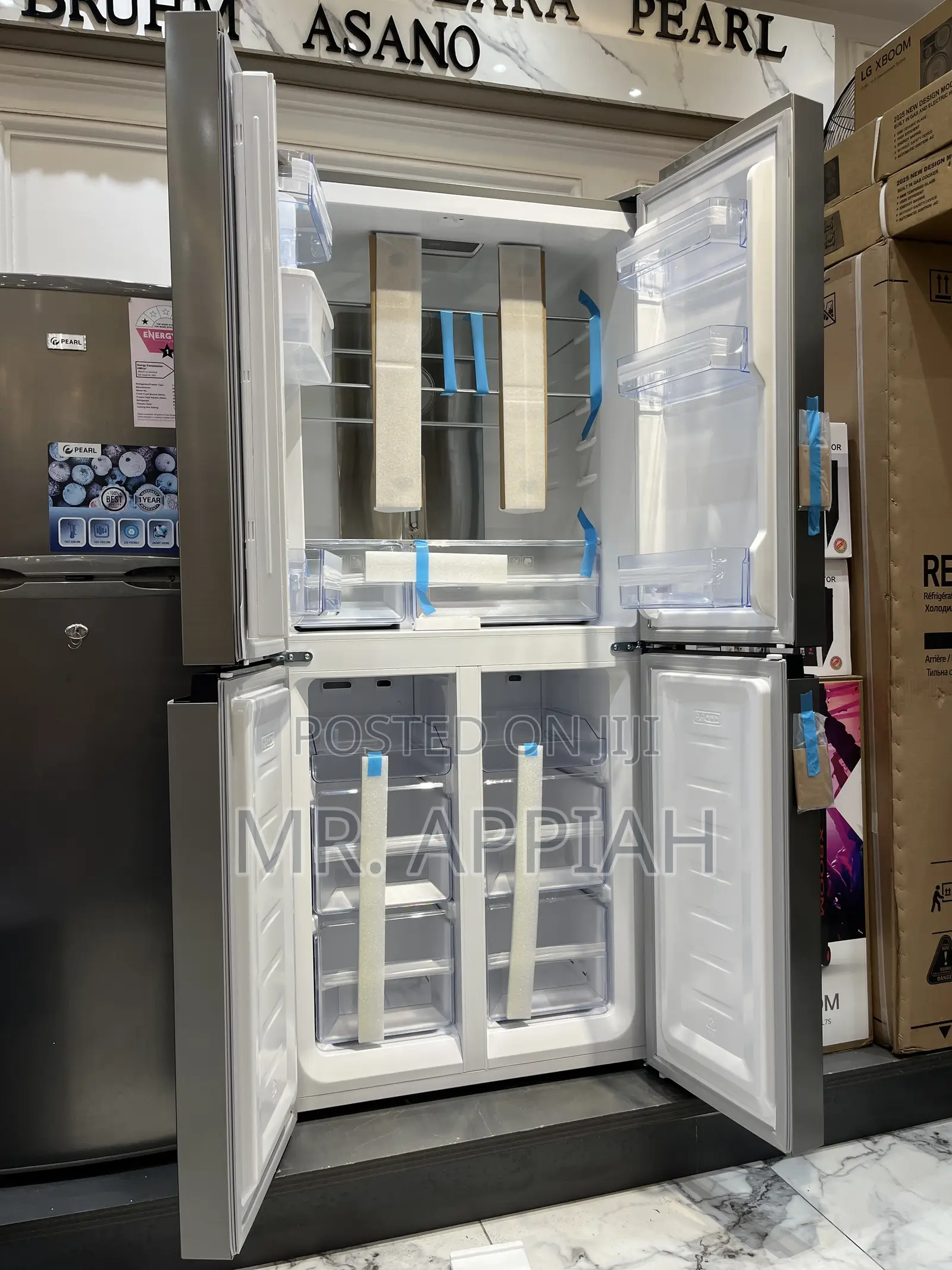 Pearl 421l Bottom Freezer + Dispenser Refrigerator(Pf-613) 