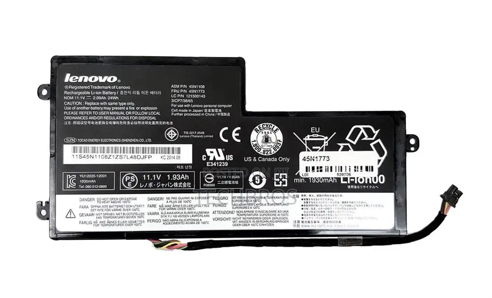 Original Battery For Lenovo T440/T450/T460/T550/X240-270- 45n1773