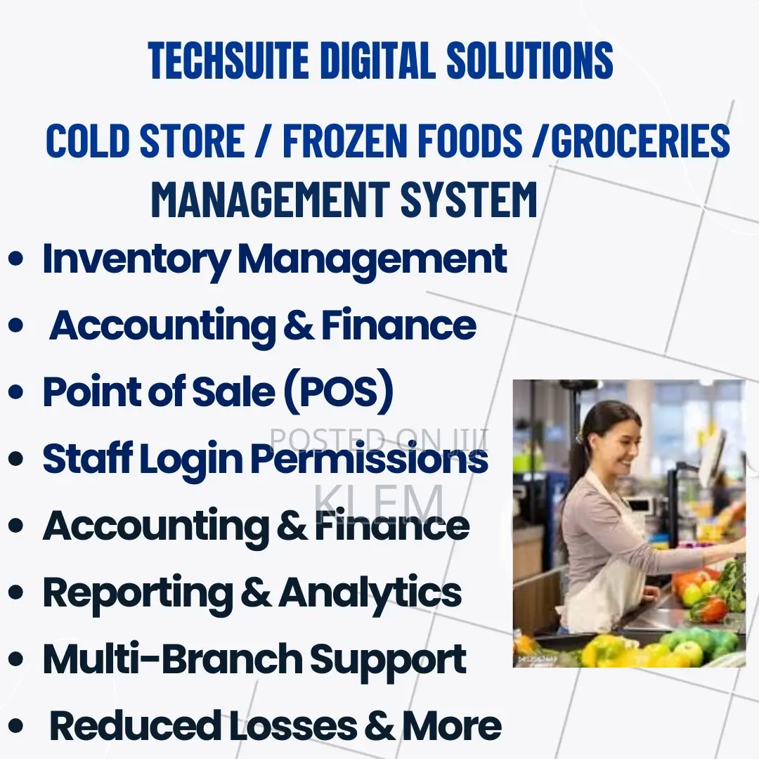 Cold Store / Frozen Foods 7 Groceries Accounting,Sales , Inventory P
