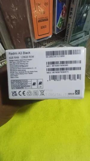 New Xiaomi Redmi A3 128 GB Black