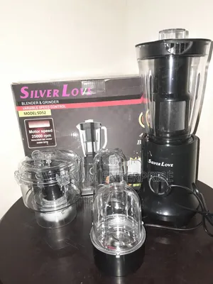 Silver Love Blender and Grinder
