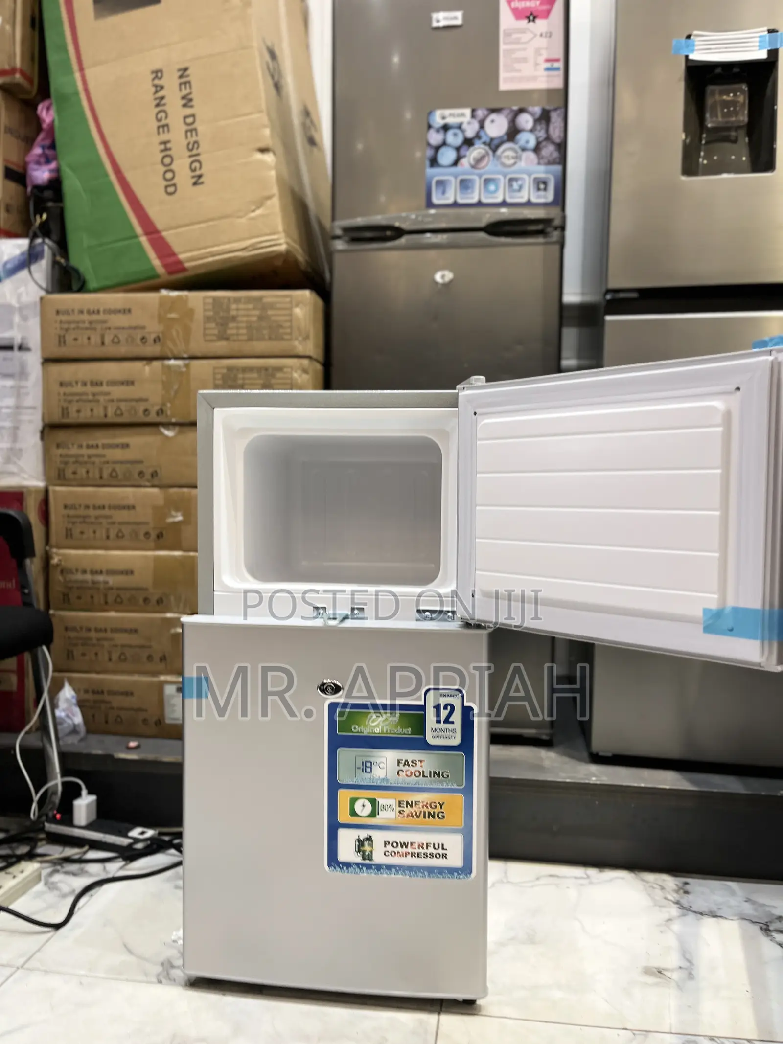 Affordable Nasco Double Door Electric Table Top Refrigerator 