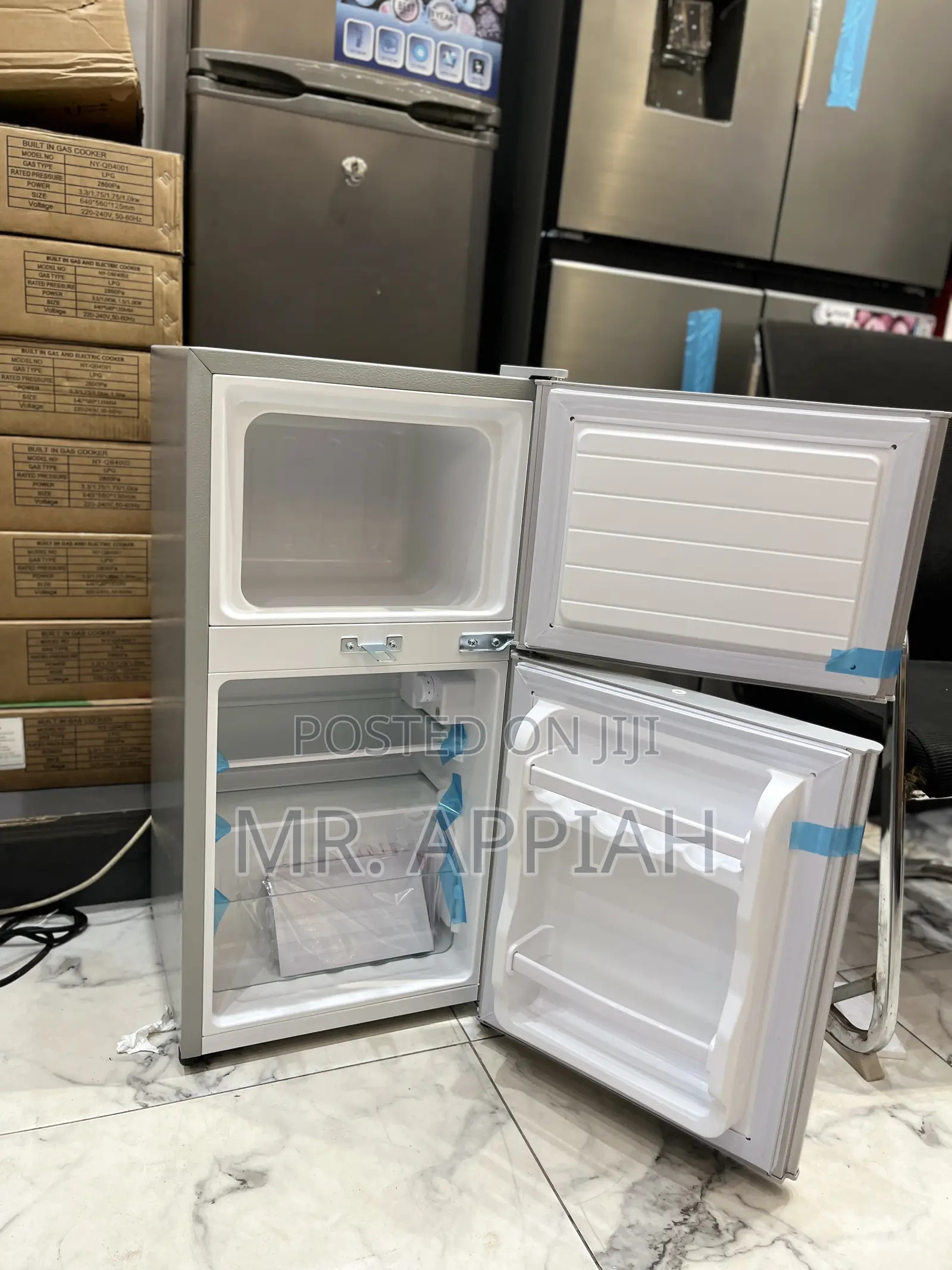 Affordable Nasco Double Door Electric Table Top Refrigerator 