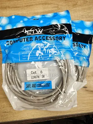 Etw 3 Meter Cat 6 Utp Patch Cord Ethernet Cables (Rj45)