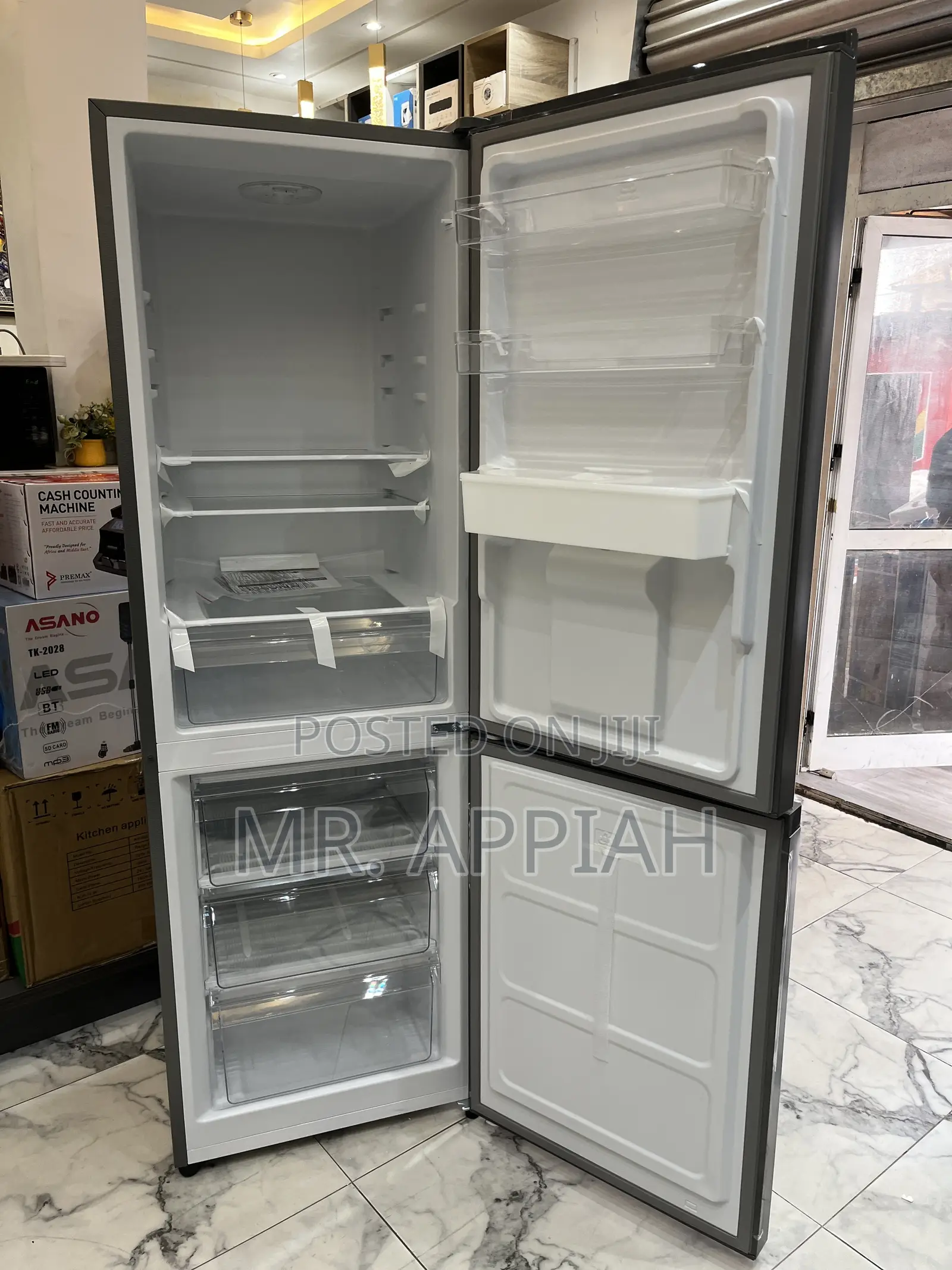 Nasco 296l 3-Star Bottom Freezer Fridge W/ Water Dispenser [Nasd2-36d]