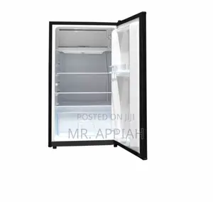 Nasco 92l 2-Star Single Door Table Top Refrigerator in Black 