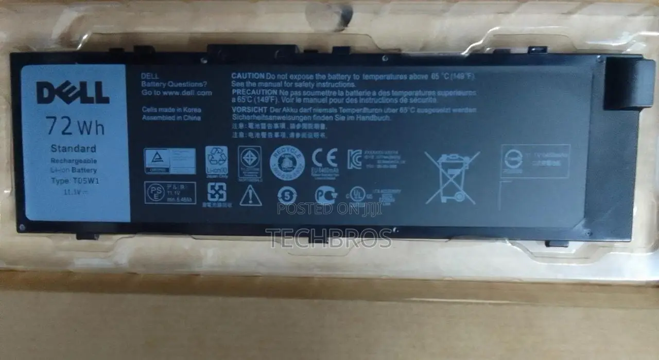 Original Dell  D7710/To5w1 Laptop Battery For Precision