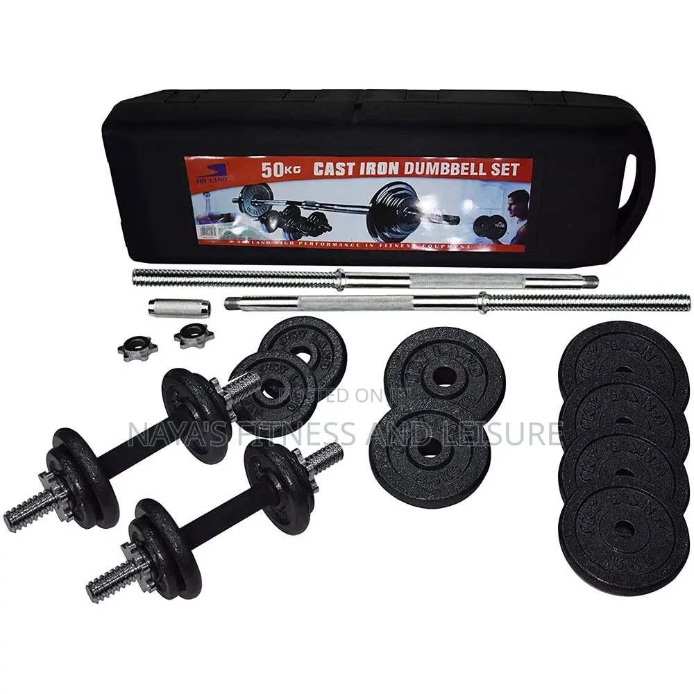 50kg Dumbbells Set With Case