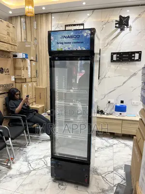 Nasco 358ltrs Display Fridge-Nas-Fl400-1dr