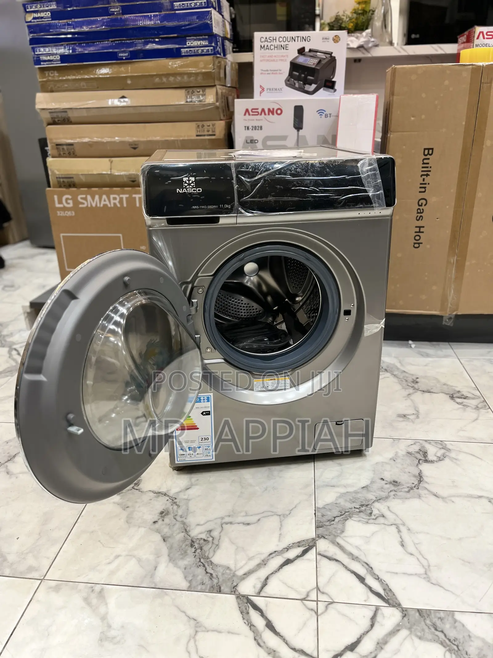 Affordable Nasco 11kg Front Load Fully Auto Inverter Washing Machine.