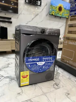 Nasco 10kg Front Load Full Auto Washing Machine(Gray).