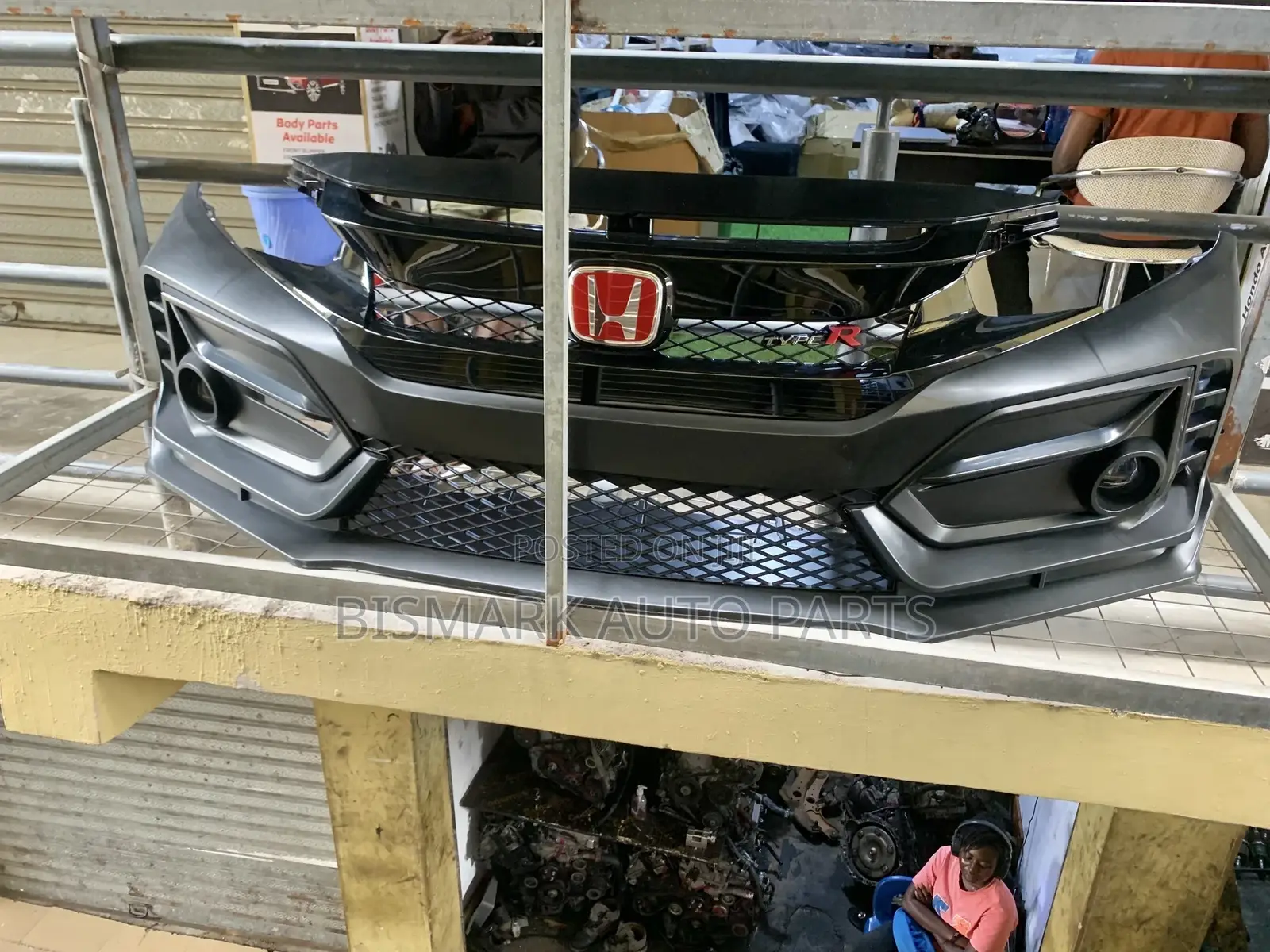 Honda Civic 2016 2017-2018-2019-2020-2021 Turbo Front Bumper Complete