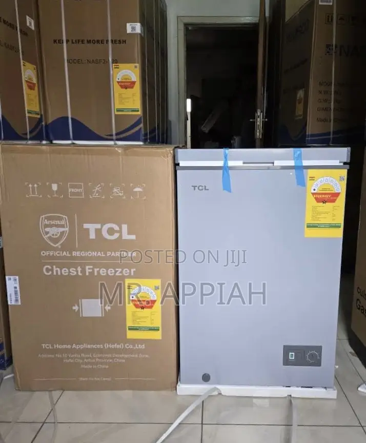 TCL 98l Single Door Chest Freezer| Silver [F131cfsl]