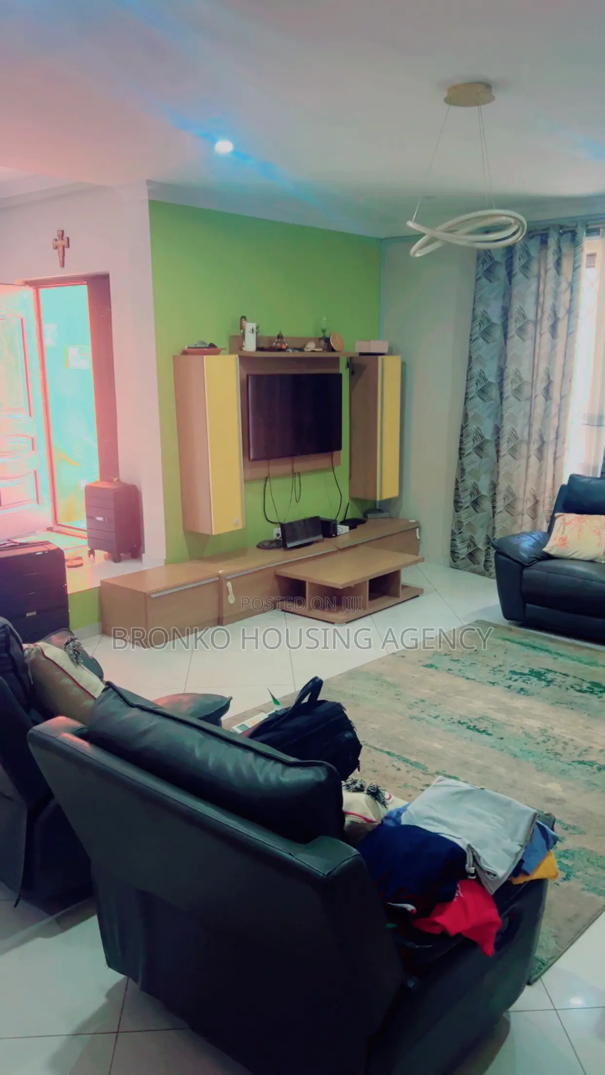 Furnished 3bdrm Townhouse / Terrace in Bronko Housing, Sakumono
