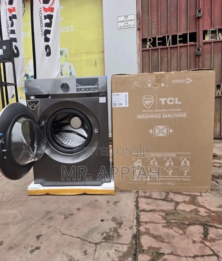 TCL 8kg Front Load Washing Machine W/ Direct Drive Motor 