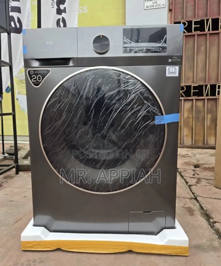 TCL 10.5kg Front Load Washing Machine Direct Drive Motor| 15 Programs.