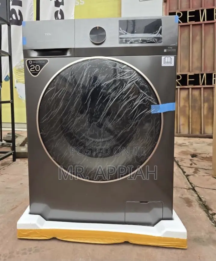 TCL 10.5kg Front Load Washing Machine Direct Drive Motor| 15 Programs.