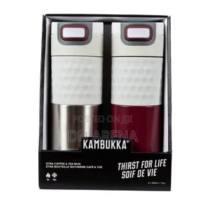 Kambukka Etna 2 Pack Coffee Tea Mugs | 500ml / 17oz