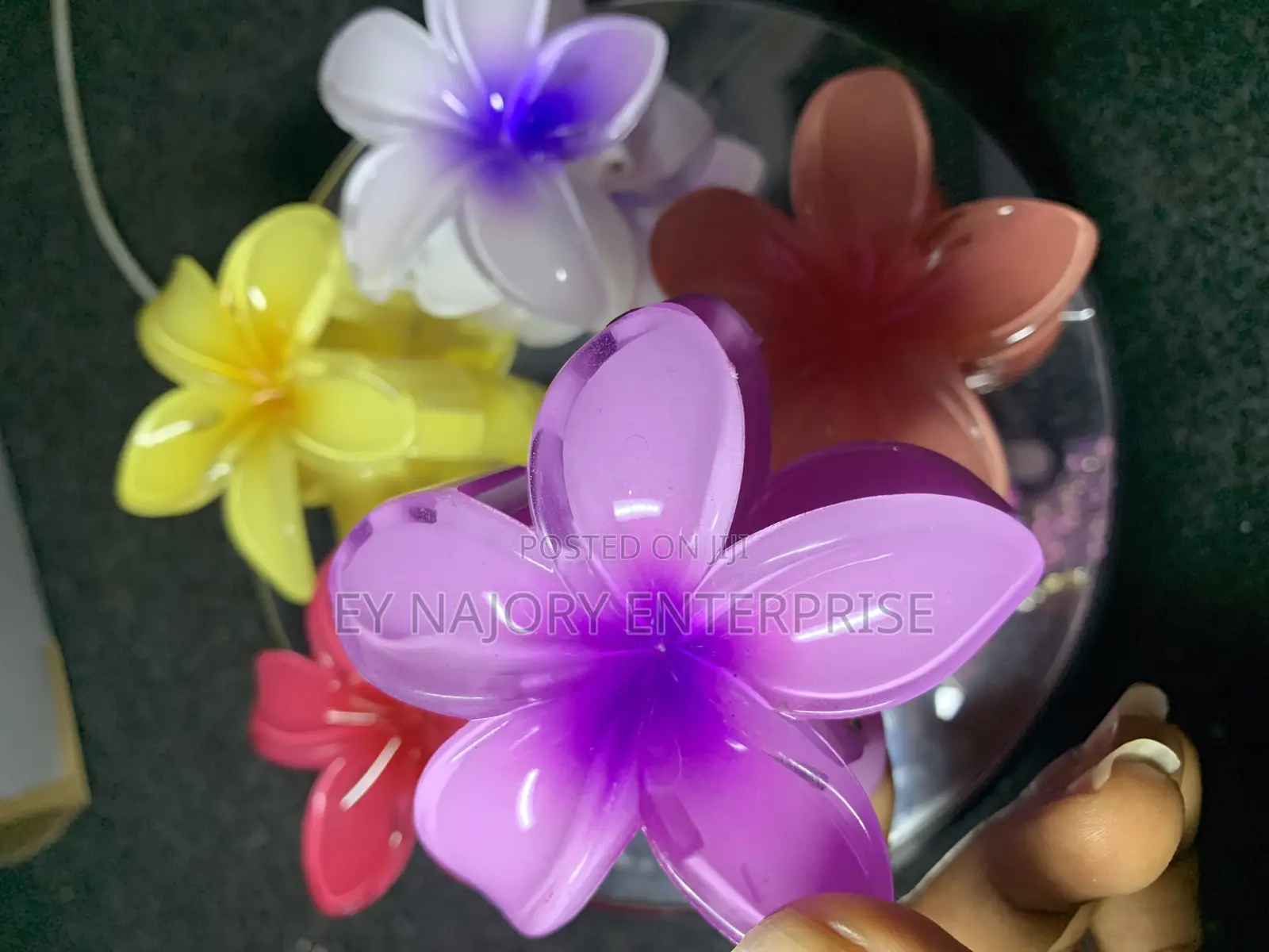 Flower Hair Claw Clip