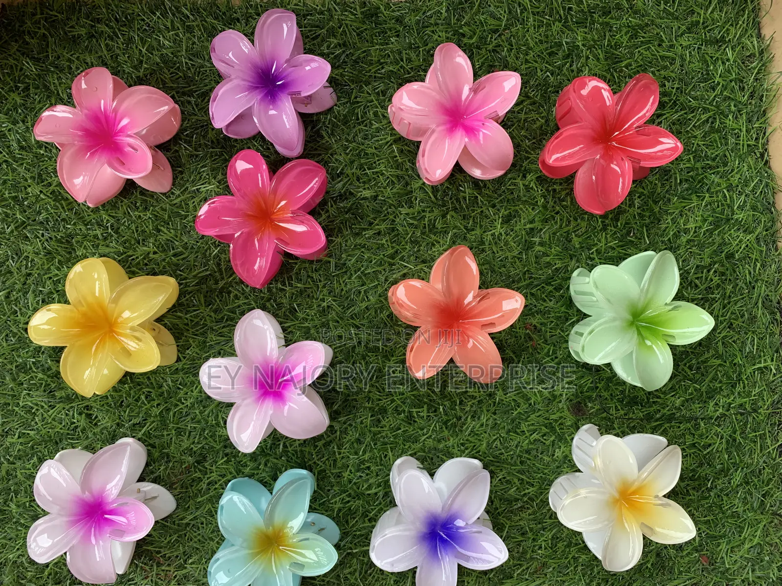 Flower Hair Claw Clip
