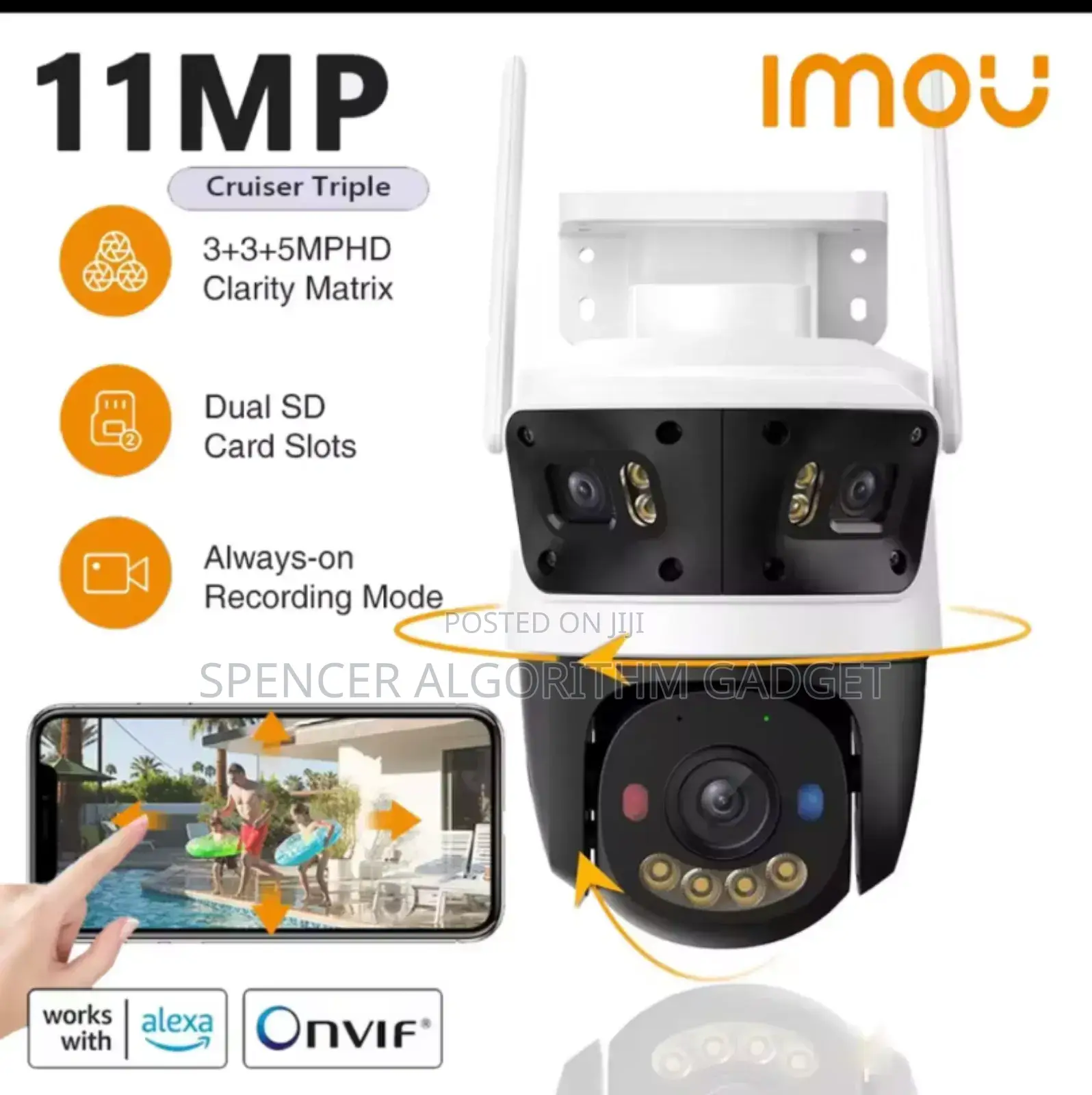 Imou Cruiser Triple Camera 11mp