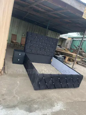 Black Queensize Bed
