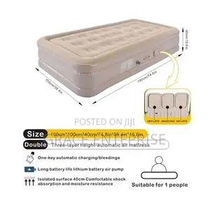 Luxurious and Authentic Air Mattress in Diff Colors and Sizes (Single