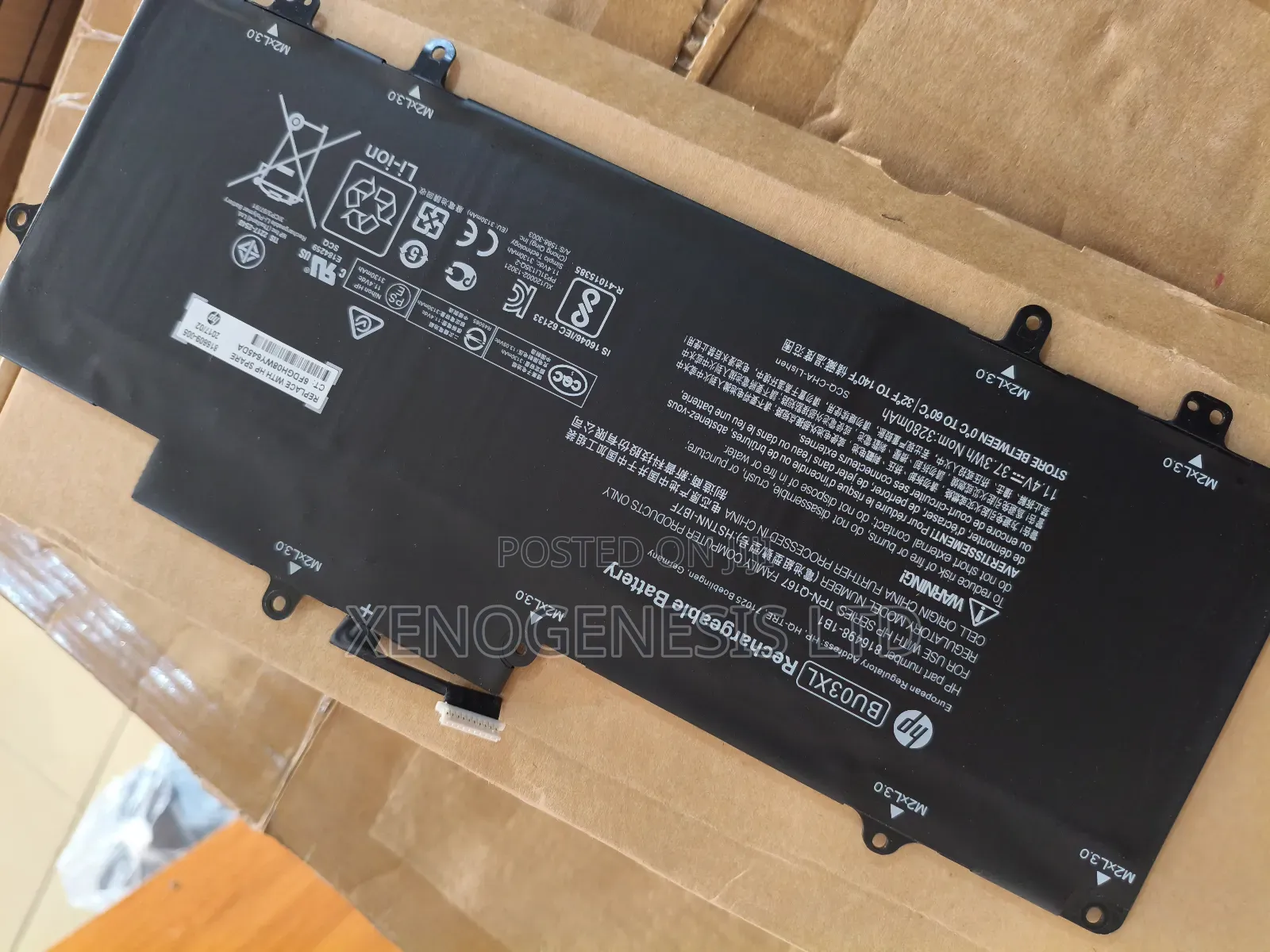 Bu03xl Bo03xl for Hp Chromebook 14-Ga 14-Ak