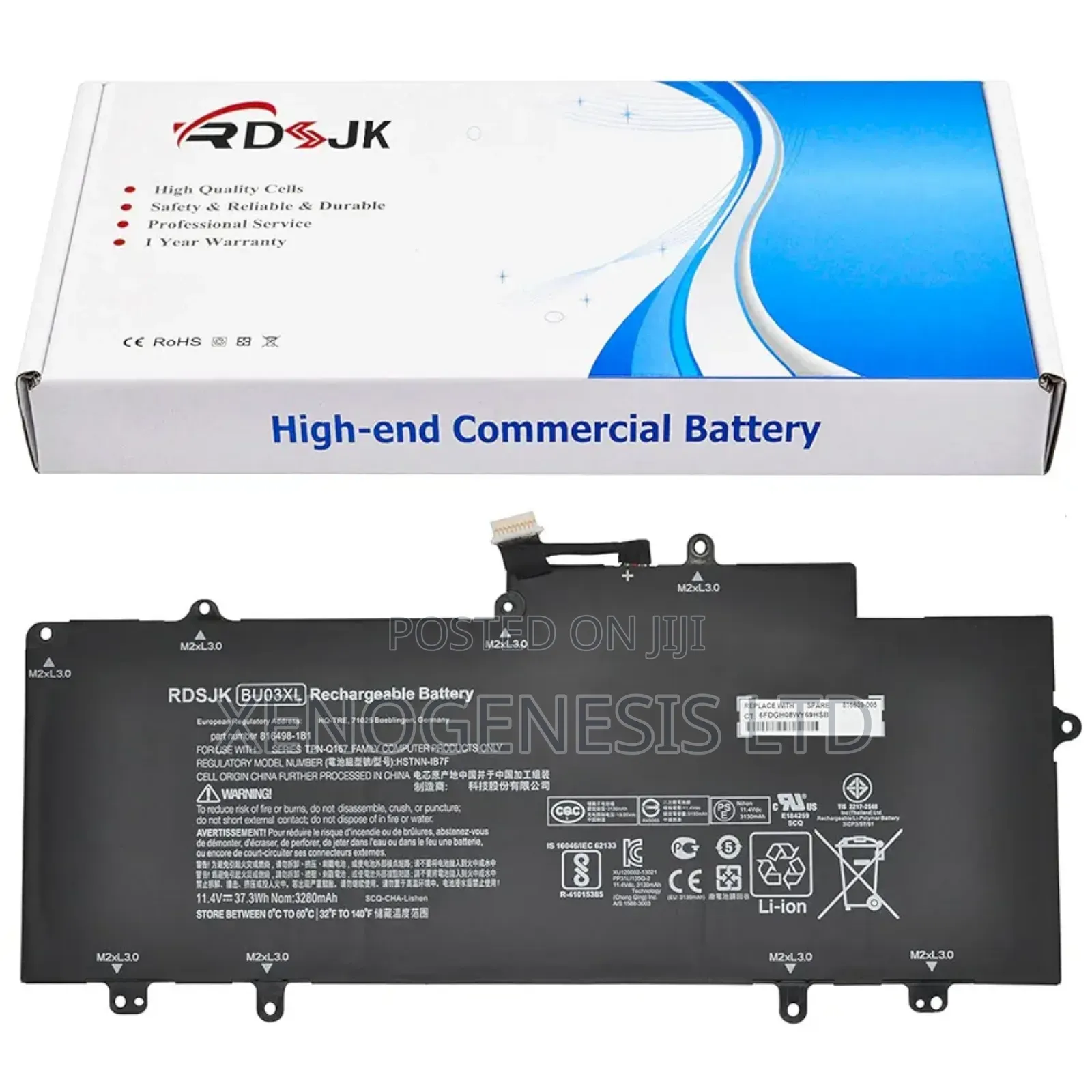 Bu03xl Bo03xl for Hp Chromebook 14-Ga 14-Ak