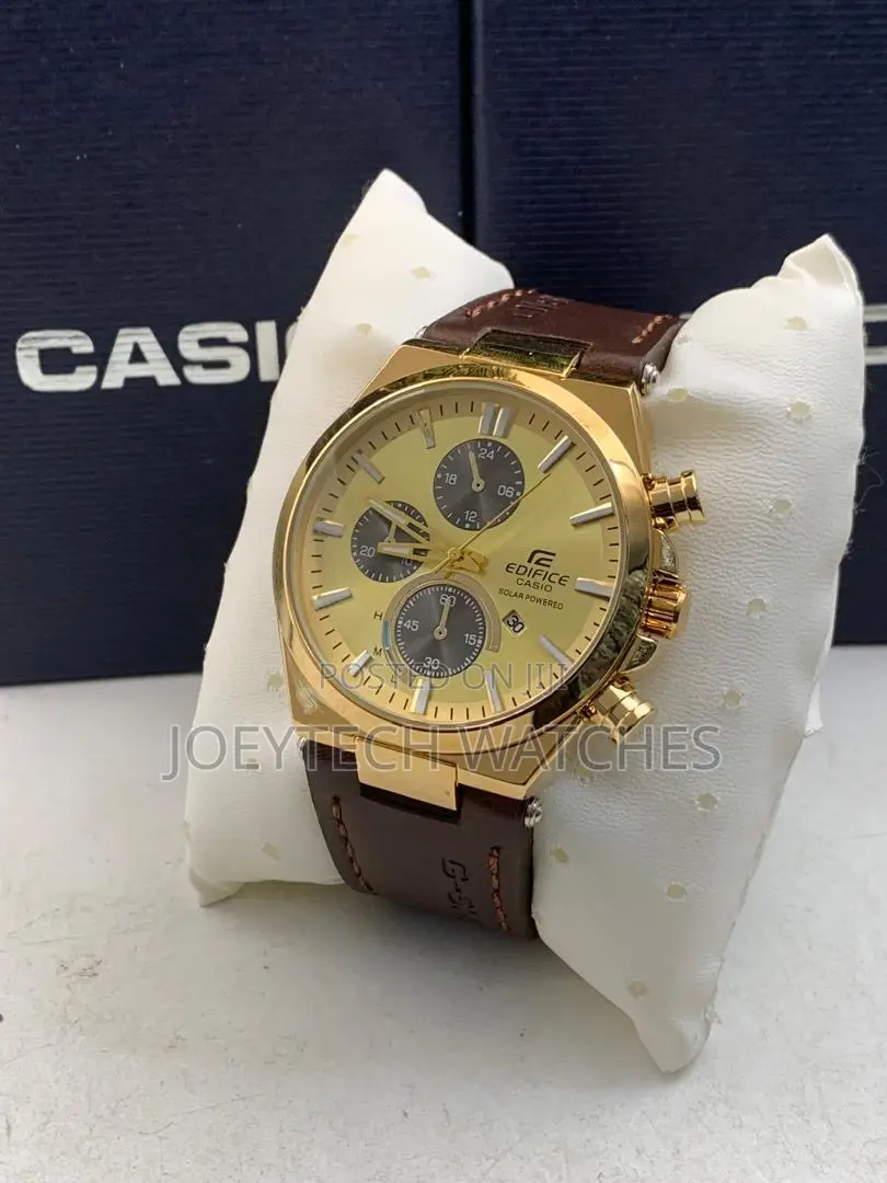 Casio Edifice Leather Strap