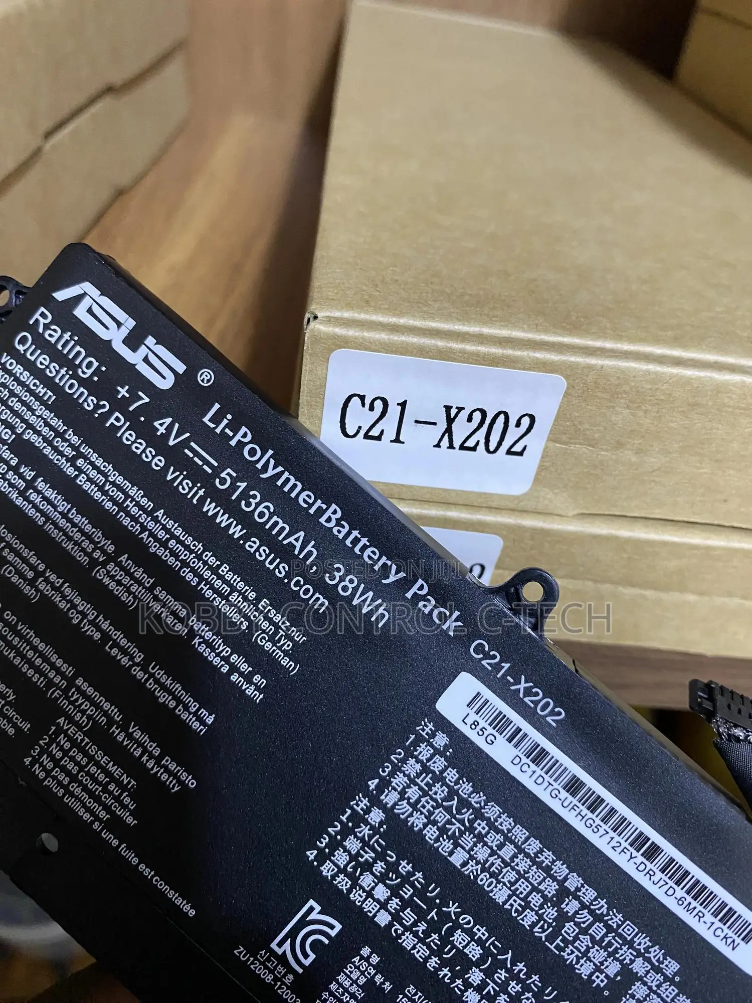 C21-X202 Asus Original Inbuilt Battery Grade A