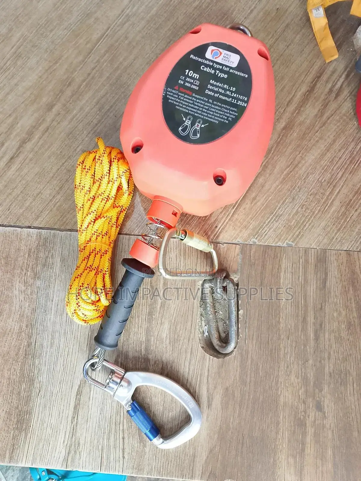 Pro Mac 10m Retractable Fall Arrester.