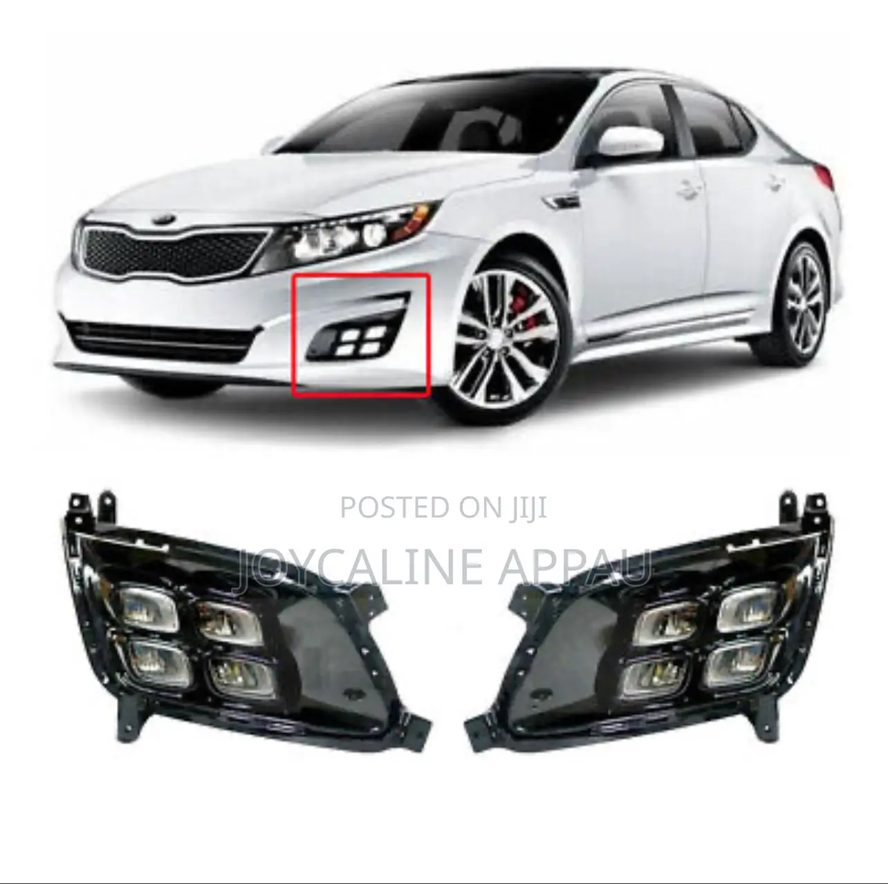 Kia Optima 2014 to 2015 Led Fog Light and Cover