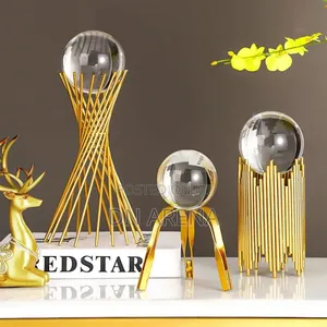 Golden Crystal Decorations Ornament